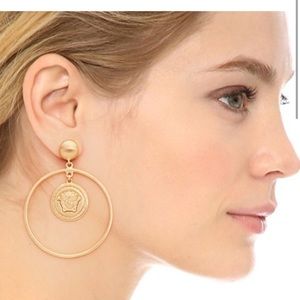 ISO Versace Medusa hoop earrings